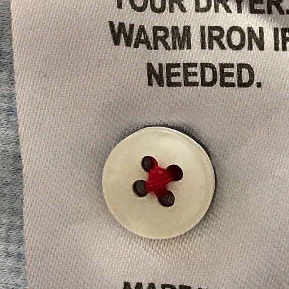 Butter Cloth Shirt Men 2XL Blue Geometric Button Up Short Sleeve Collared 17362 - Picture 10 of 10